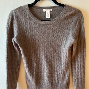 Aphorism long sleeve angora fitted sweater- size medium